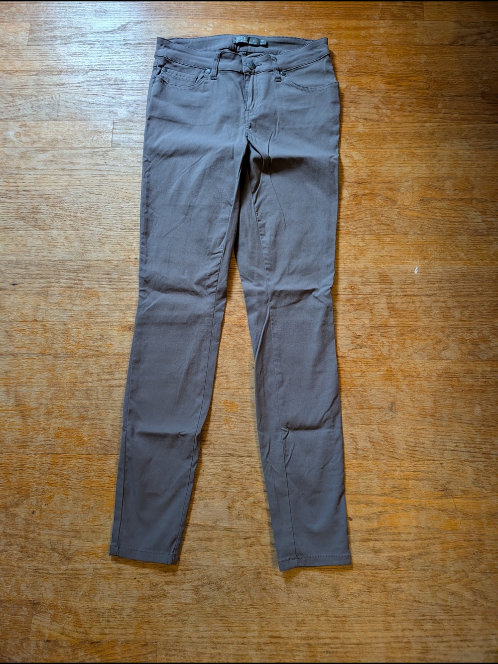 Prana Nylon Skinny Pants, Gray